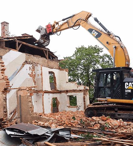 Wyburzenia domow, budynkow gospodarczych